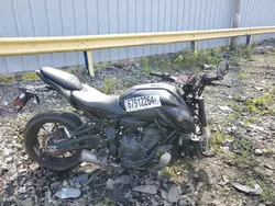 Salvage cars for sale from Copart Franklin, WI: 2024 Yamaha MT07