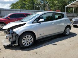 Salvage cars for sale at Austell, GA auction: 2015 Nissan Leaf S