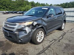 Salvage cars for sale at Exeter, RI auction: 2015 Ford Explorer XLT