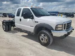 Salvage cars for sale from Copart Arcadia, FL: 2002 Ford F350 Super Duty