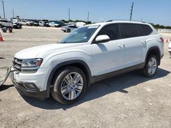 Salvage cars for sale at Temple, TX auction: 2020 Volkswagen Atlas SEL