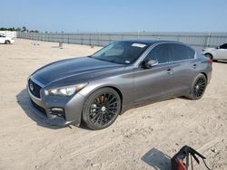 Salvage cars for sale at Houston, TX auction: 2015 Infiniti Q50 Base