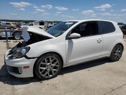 Salvage cars for sale at Grand Prairie, TX auction: 2013 Volkswagen GTI