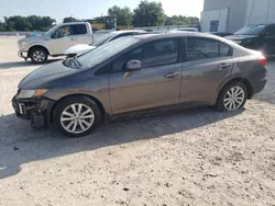 Honda Civic ex salvage cars for sale: 2012 Honda Civic EX