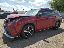 Salvage cars for sale at Mercedes, TX auction: 2022 Toyota Highlander XSE