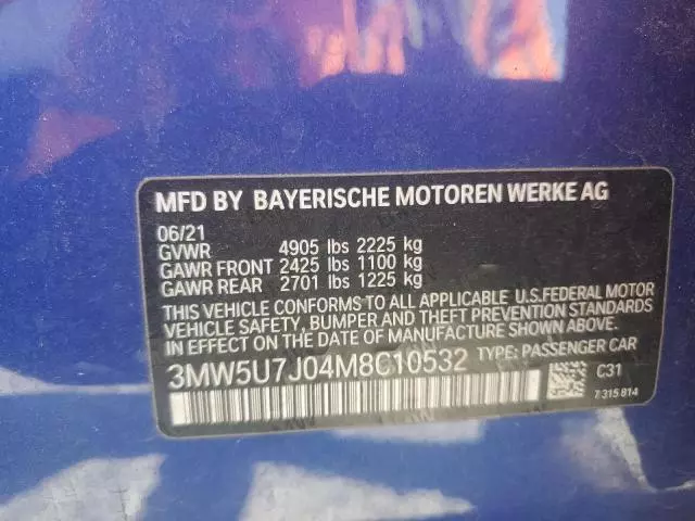 2021 BMW M340I