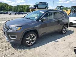 Jeep salvage cars for sale: 2017 Jeep Compass Limited