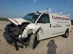 Salvage trucks for sale at Houston, TX auction: 2022 Chevrolet Express G2500