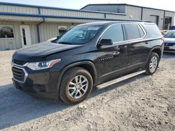 Salvage cars for sale at Earlington, KY auction: 2018 Chevrolet Traverse LS