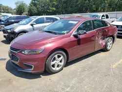 Chevrolet Malibu ls salvage cars for sale: 2016 Chevrolet Malibu LS