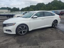 Salvage cars for sale at Assonet, MA auction: 2018 Honda Accord Sport