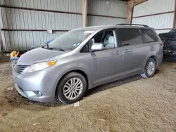 Salvage cars for sale at Houston, TX auction: 2013 Toyota Sienna XLE