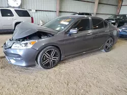 Salvage cars for sale at Houston, TX auction: 2017 Honda Accord Sport