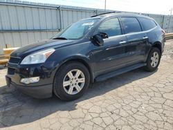 Salvage cars for sale at Dyer, IN auction: 2012 Chevrolet Traverse LT