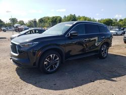 Salvage cars for sale at Chalfont, PA auction: 2023 Infiniti QX60 Luxe