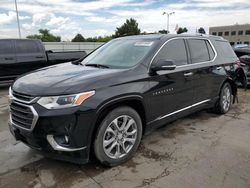 Salvage cars for sale from Copart Littleton, CO: 2021 Chevrolet Traverse Premier