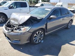 Salvage cars for sale at Rancho Cucamonga, CA auction: 2015 Honda Accord Sport