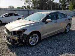 Carros salvage sin ofertas aún a la venta en subasta: 2018 Ford Fusion SE Hybrid