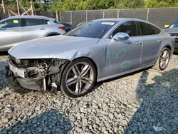 Salvage cars for sale at Waldorf, MD auction: 2017 Audi S7 Prestige