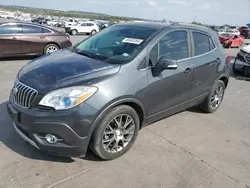 Salvage cars for sale at Grand Prairie, TX auction: 2016 Buick Encore Sport Touring