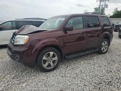 Salvage cars for sale at Wayland, MI auction: 2013 Honda Pilot EXL