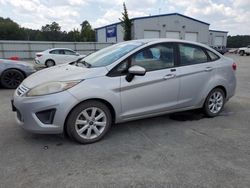 Salvage cars for sale at Savannah, GA auction: 2012 Ford Fiesta SE