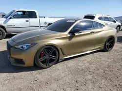 Salvage cars for sale at North Las Vegas, NV auction: 2017 Infiniti Q60 RED Sport 400