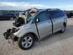 Salvage cars for sale from Copart Houston, TX: 2015 Toyota Sienna LE