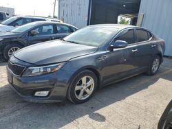 Salvage cars for sale at Dyer, IN auction: 2015 KIA Optima LX