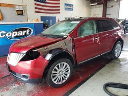 Salvage cars for sale at Angola, NY auction: 2015 Lincoln MKX