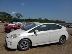 Salvage cars for sale at Des Moines, IA auction: 2015 Toyota Prius