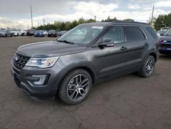 Carros salvage sin ofertas aún a la venta en subasta: 2017 Ford Explorer Sport