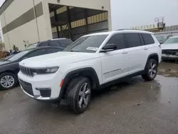 Jeep salvage cars for sale: 2021 Jeep Grand Cherokee L Limited