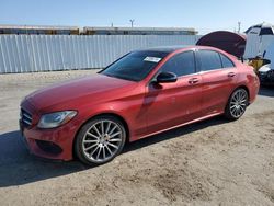 Salvage cars for sale at Van Nuys, CA auction: 2016 Mercedes-Benz C300