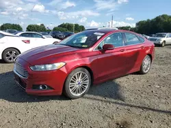 Salvage cars for sale at East Granby, CT auction: 2015 Ford Fusion SE