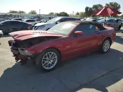 Vehiculos salvage en venta de Copart Sacramento, CA: 2013 Ford Mustang GT