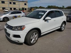 Salvage cars for sale at Wilmer, TX auction: 2012 Volkswagen Touareg V6 TDI