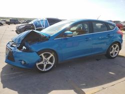 Salvage cars for sale at Grand Prairie, TX auction: 2012 Ford Focus Titanium