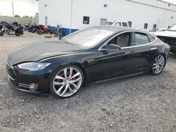 Salvage cars for sale at Farr West, UT auction: 2015 Tesla Model S 85D