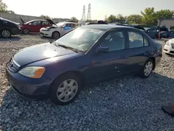 Honda Vehiculos salvage en venta: 2001 Honda Civic EX