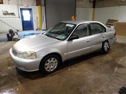 Honda salvage cars for sale: 1999 Honda Civic Base