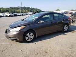 Salvage cars for sale at Louisville, KY auction: 2015 KIA Forte LX