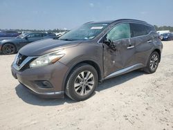 Salvage cars for sale at Houston, TX auction: 2015 Nissan Murano S