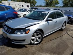 Salvage cars for sale at Bridgeton, MO auction: 2013 Volkswagen Passat SE