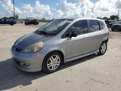 Salvage cars for sale at Homestead, FL auction: 2007 Honda FIT S