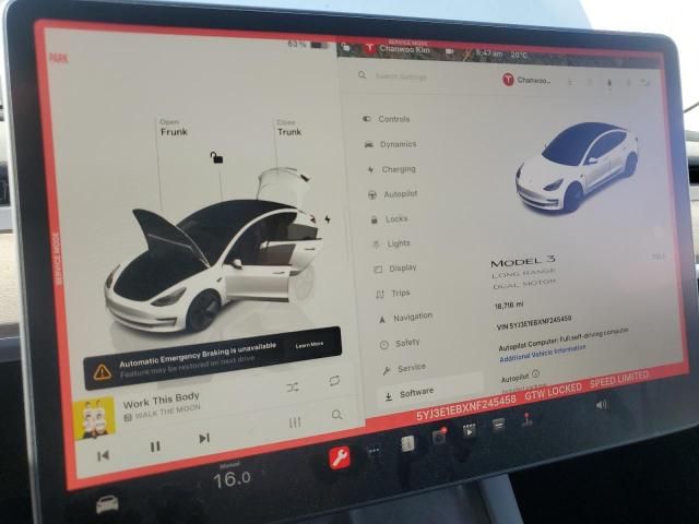 2022 Tesla Model 3