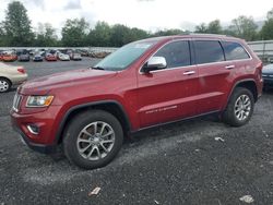 Salvage cars for sale at Grantville, PA auction: 2014 Jeep Grand Cherokee Limited