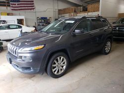 Salvage cars for sale at Ham Lake, MN auction: 2016 Jeep Cherokee Limited