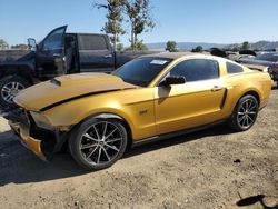 Ford salvage cars for sale: 2010 Ford Mustang GT