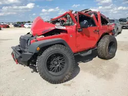 Salvage cars for sale at San Antonio, TX auction: 2016 Jeep Wrangler Sport